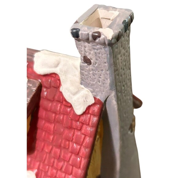 Dept 56 Snow Village Pinewood Log Cabin 1989 Lighted #5150-0 w/Orig Box & Cord - Picture 8 of 11